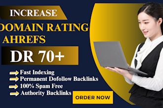 increase domain rating ahrefs dr using high authority SEO backlinks