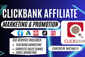 do clickbank affiliate marketing, sales funnel, facebook ads for affiliate link
