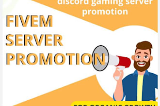 promote your fivem server, advertisement and grow your community