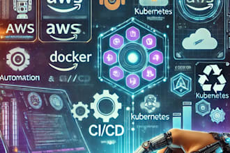 be your devops engineer with AWS , docker and kubernetes to deploy application