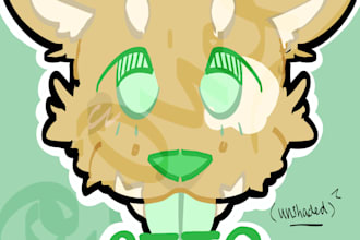 draw your fursona headshots