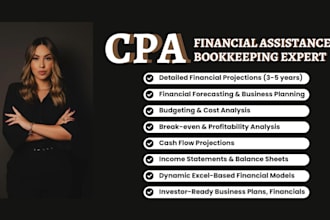 prepare professional financial projections, forecasts, and business plans
