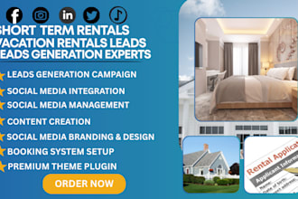 short term rental leads vacation rental vacation website airbnb leads generation