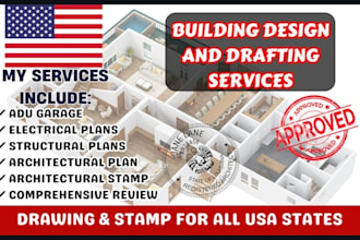 draw electrical architectural plan adu pe stamp for florida texas idaho indiana