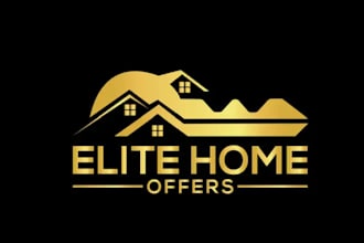 create modern elite home business logo design