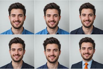 create professional ai generated headshots, ai portraits for linkedin and more