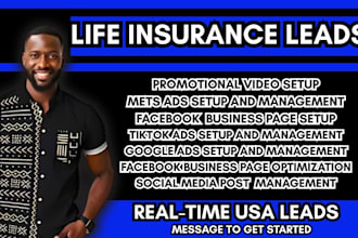generate exclusive life insurance leads,health insurance leads with meta ads