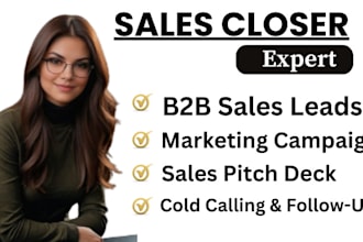 be your sales closer and sales representative telemarketing and sales pitch deck