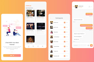 develop chat app, dating app and social media app