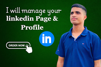 be your linkedin marketing manager and content creator