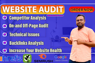 do technical SEO audit or website audit with full action plan