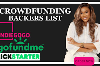 generate active backers list for indiegogo kickstarter gofundme campaign