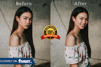 add a natural and realistic smile on your face
