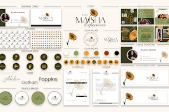 design luxury signature logo, branding kit, and brand identity
