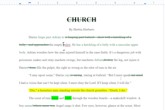 edit your creative manuscript