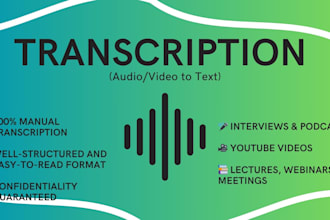 transcribe audio or video