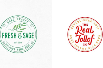 do restaurant food logo design 24 hours