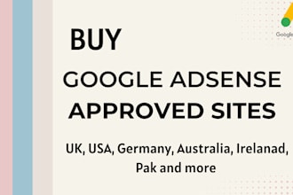 provide google adsense approved website
