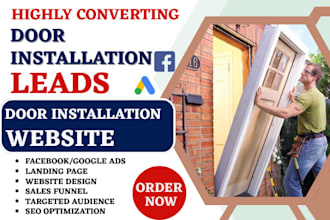 generate door installation leads locksmith leads door repair sales funnel