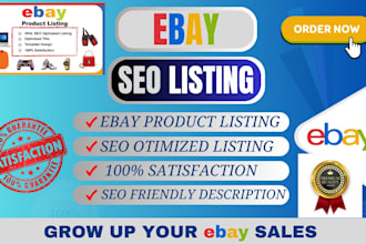 do ebay listing, ebay product listing, ebay lister, ebay product upload