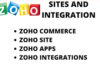 zoho landing pages zoho commerce zoho website design and redesign zoho sites