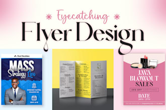 do professional flyer design for business events and real estate