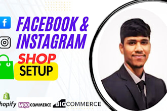 setup integrate facebook instagram shop with shopify woocommerce bigcommerce