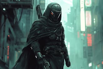 do your star wars sci fi character art