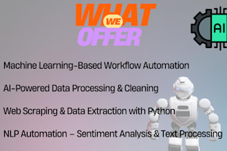 automate tasks using ai, ml, and python