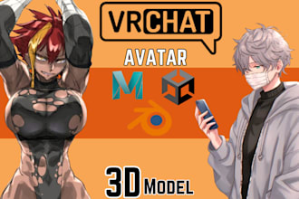 custom vrchat avatar furry avatar anime nsfw vr avatar vrc character vrm model