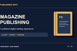 format your magazine and prepare it for digital publishing