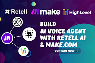 setup retell ai calling agent connect make com ghl ai cold calling agent vapi