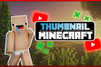 fazer uma thumbnail para seu vídeo de minecraft