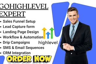 setup gohighlevel email marketing automation campaign ghl workflow sales funnel