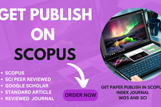 write and publish article in a journal indexed wos or  scopus