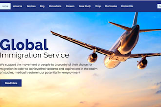 design immigration website lawyer law firm wordpress website attorney website