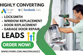generate locksmith window replacement door replacement garage door leads