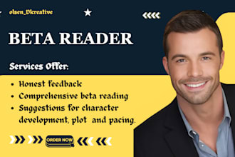 alpha read, beta read, or critique your book, novel, or story