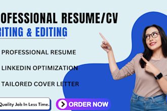 design your resume and rewrite your CV as a professional CV maker, cover letter