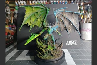 print and paint miniature warhammer dnd boardgame figures 40k aos