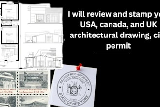 provide architectural and structural mep designs with canadian pe stamp
