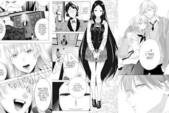 draw perfect anime manga art nsfw manga comic page, manga page storyboard artist