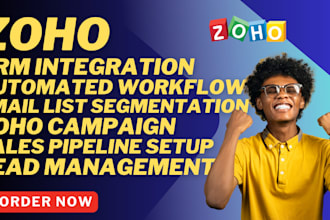 zoho workflow setup email list management campaign tracking zoho crm integration