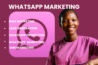 do organic whatsapp marketing and send promotional messages to worldwide