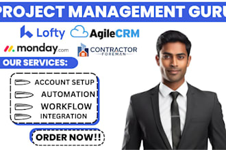 setup agile crm contractor foreman lofty crm integration monday crm kvcore chime
