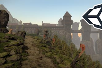 do 2d,3d game environment, 3d game level, diorama, esport strategy,survival game