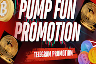 complete 100 pump fun bcp, do solana  memecoin promotion, telegram promotion