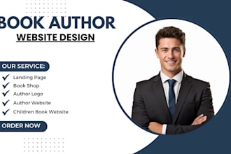 do book author website, book website, author website, ebook website, portfolio