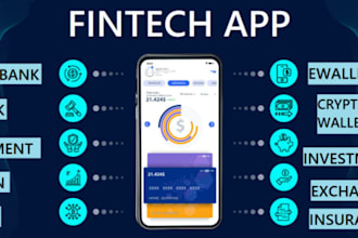 develop fintech app wallet app payment app neobank app investment bank app