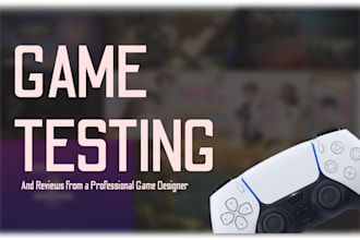 test your game and review it on any platform